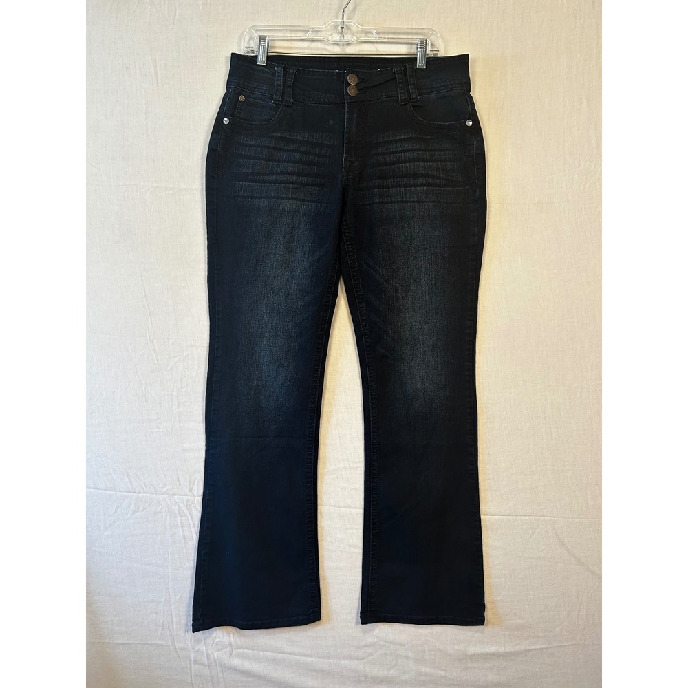 Wallflower Luscious Curvy Bootcut Jeans Dark Wash WBM08234B Womens 11